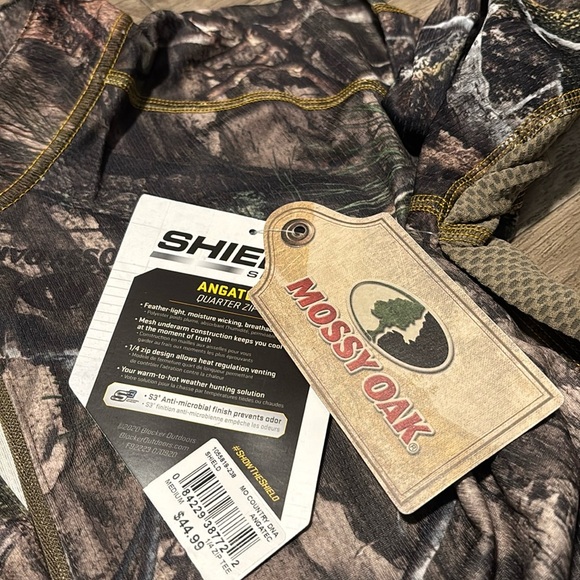 Shield Series MO Country DNA, Angatec, 1/4 Zip Performance pullover,Camo,Hunting - Picture 7 of 7